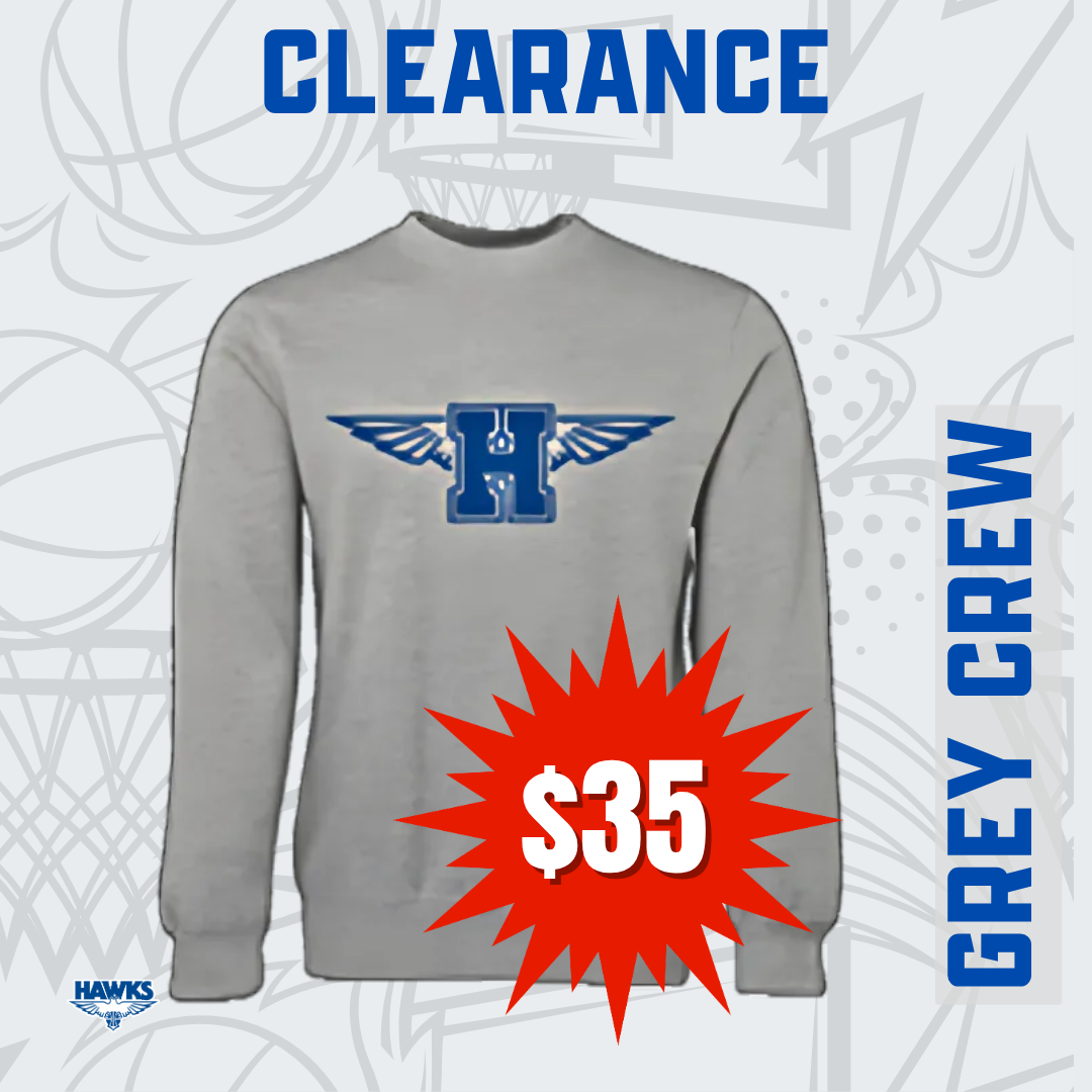 Hawks Grey Crew Windcheater