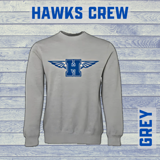 Hawks Grey Crew Windcheater