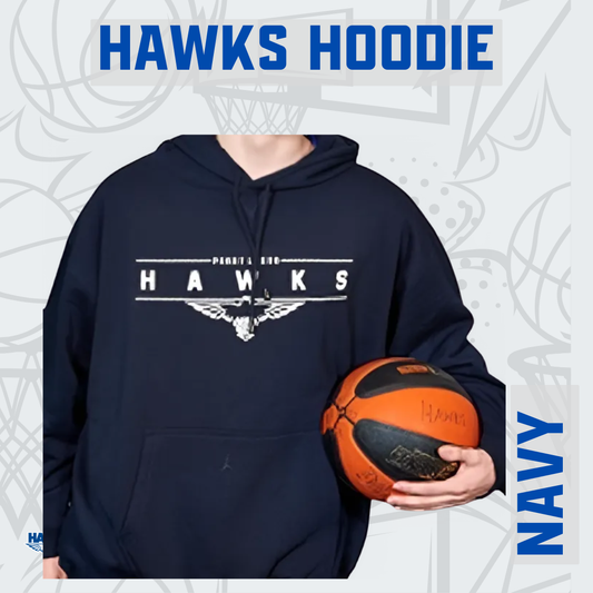 Hawks Navy Hoodie