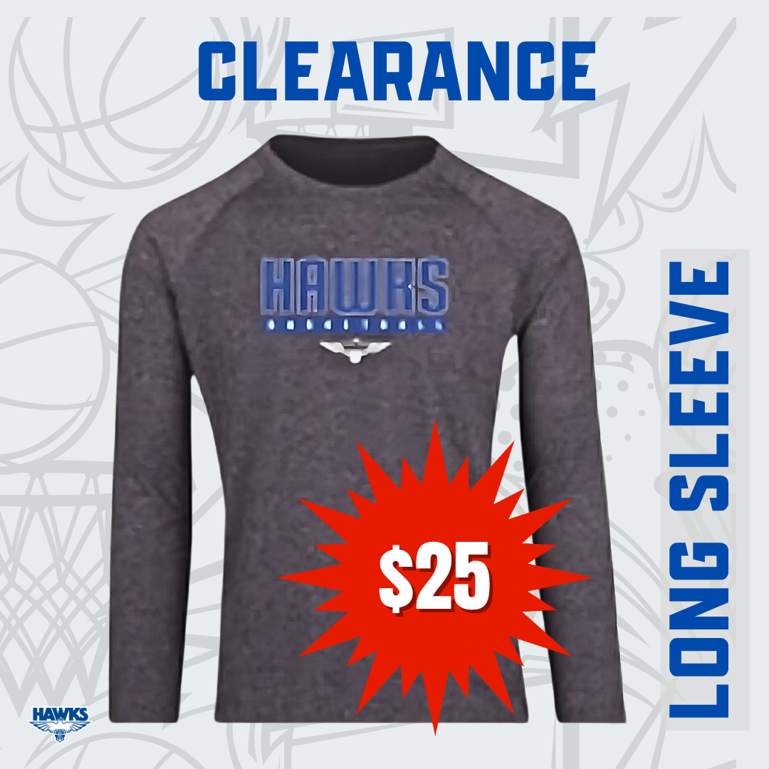 Hawks Long Sleeve Grey Top