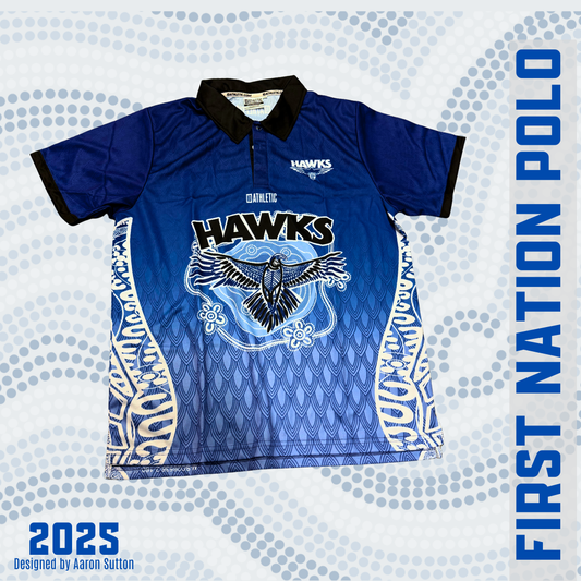 First Nation Polo 2025 designed by Aaron Sutton